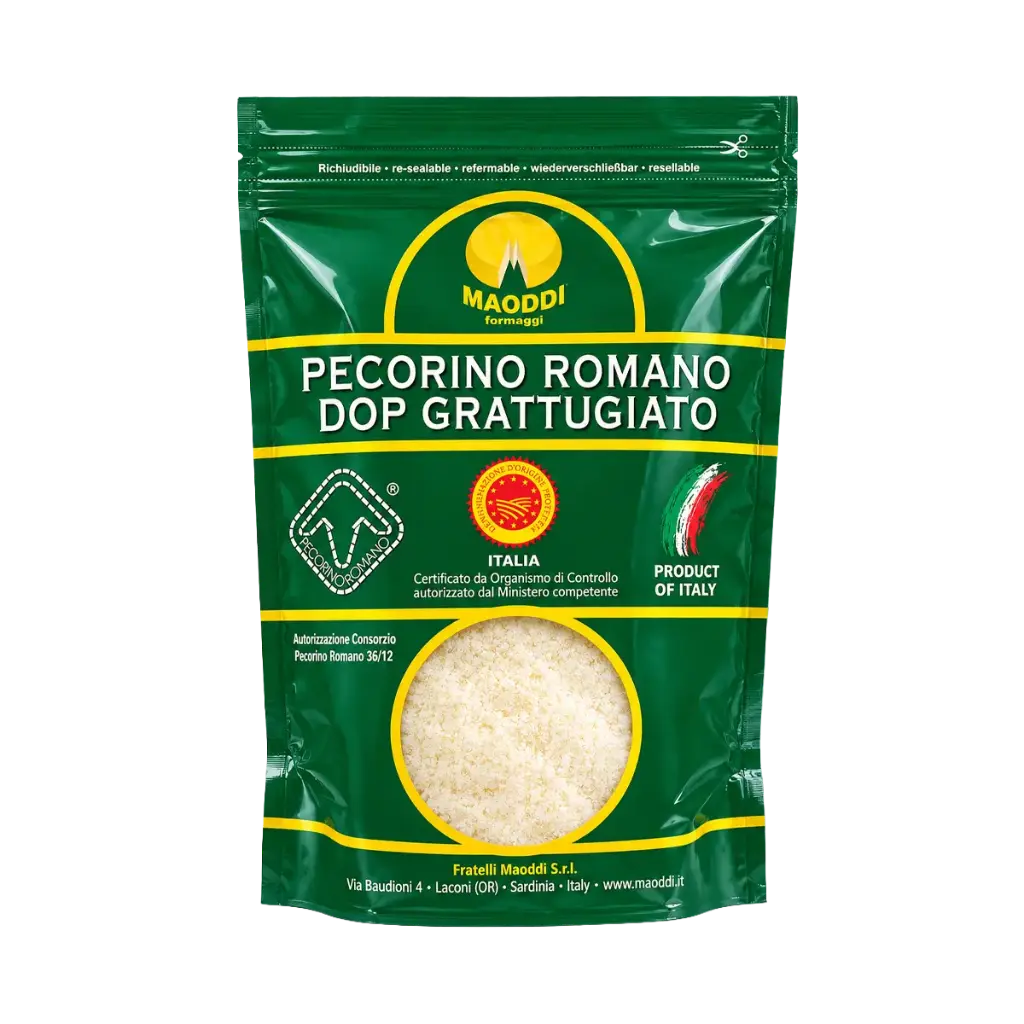 Pecorino Romano DOP rallado 80 g Maoddi Formaggi