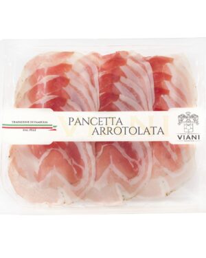 Pancetta Stagionata Arrotolata aff 100g VIANI