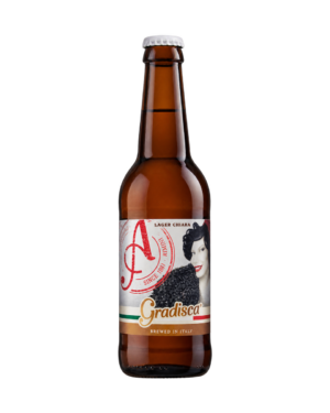 Cerveza rubia Gradisca Amarcord en botella de 33 cl
