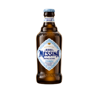 Botella de cerveza Birra Messina Cristalli di Sale de 330 ml