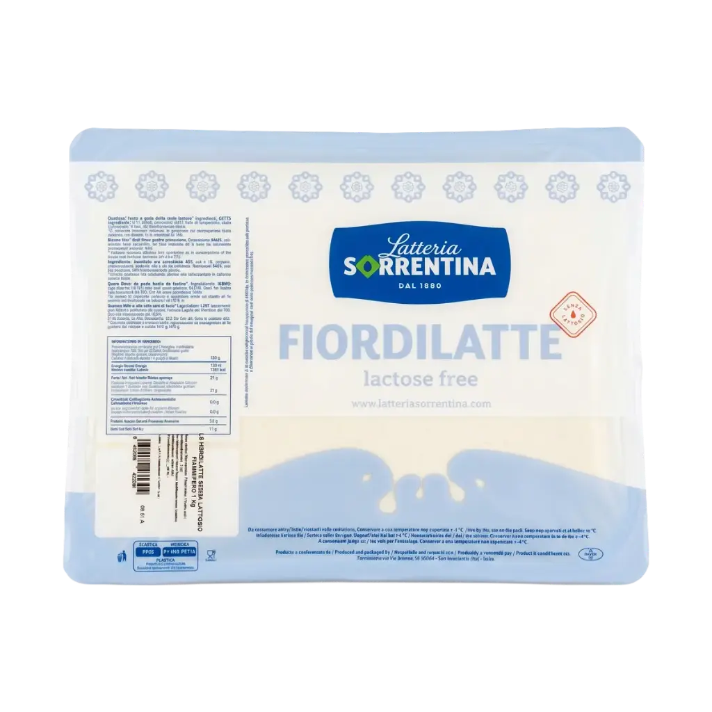 Fior di Latte Fiammifero sin Lactosa 1 kg Latteria Sorrentina