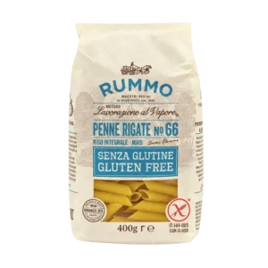 Penne Rigate Nº66 sin gluten Rummo en bolsa de 400 g