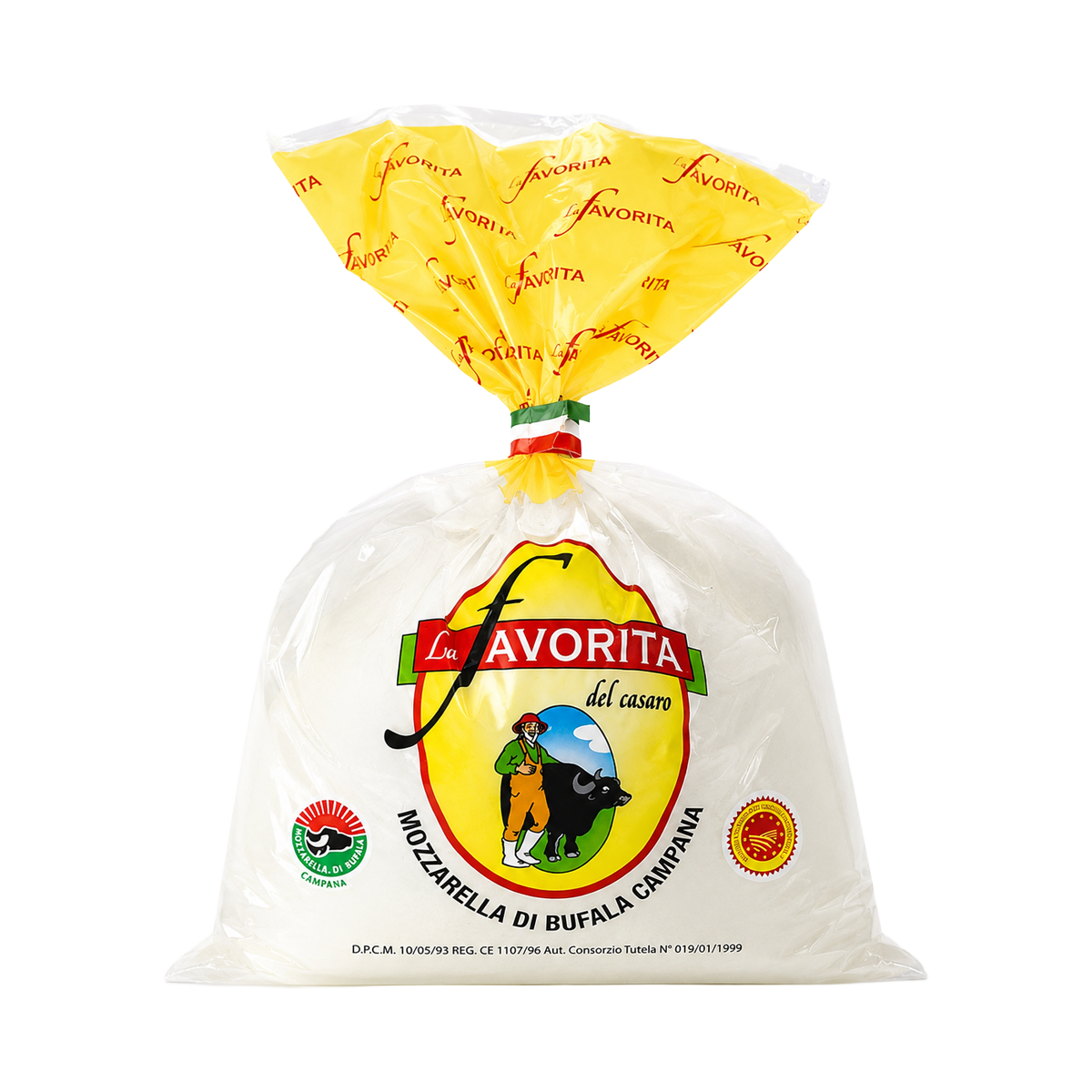 MOZZARELLA DI BUFALA (125GR x 2UD) - LA FAVORITA DEL CASARO