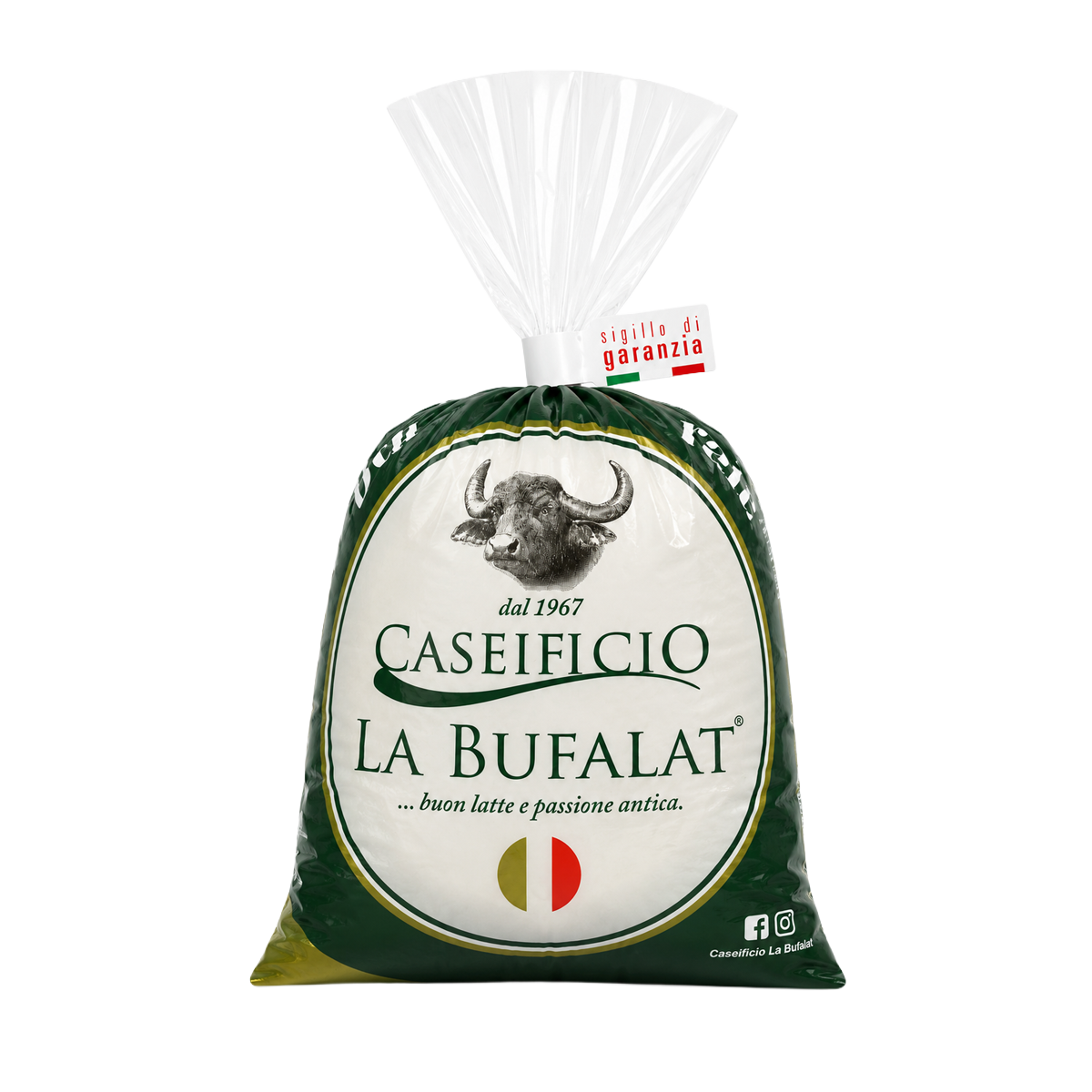 BURRATA DE BÚFALA (5 × 50 G) 250 G - BUFALAT
