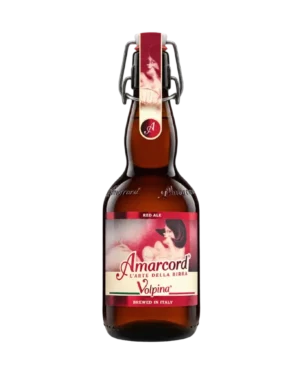 Cerveza Volpina Red Ale Amarcord en botella de 500 ml
