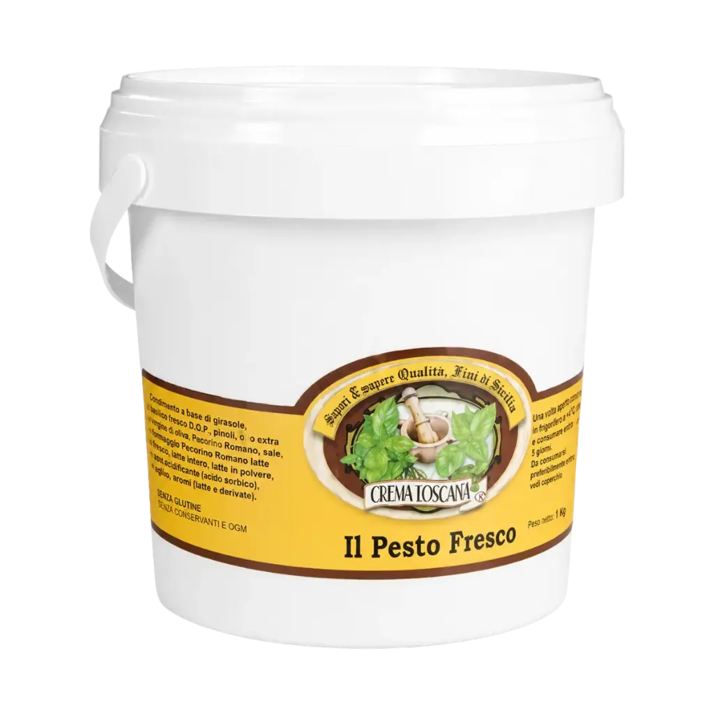 Pesto Fresco de Albahaca Lombardi en formato de 1 kg