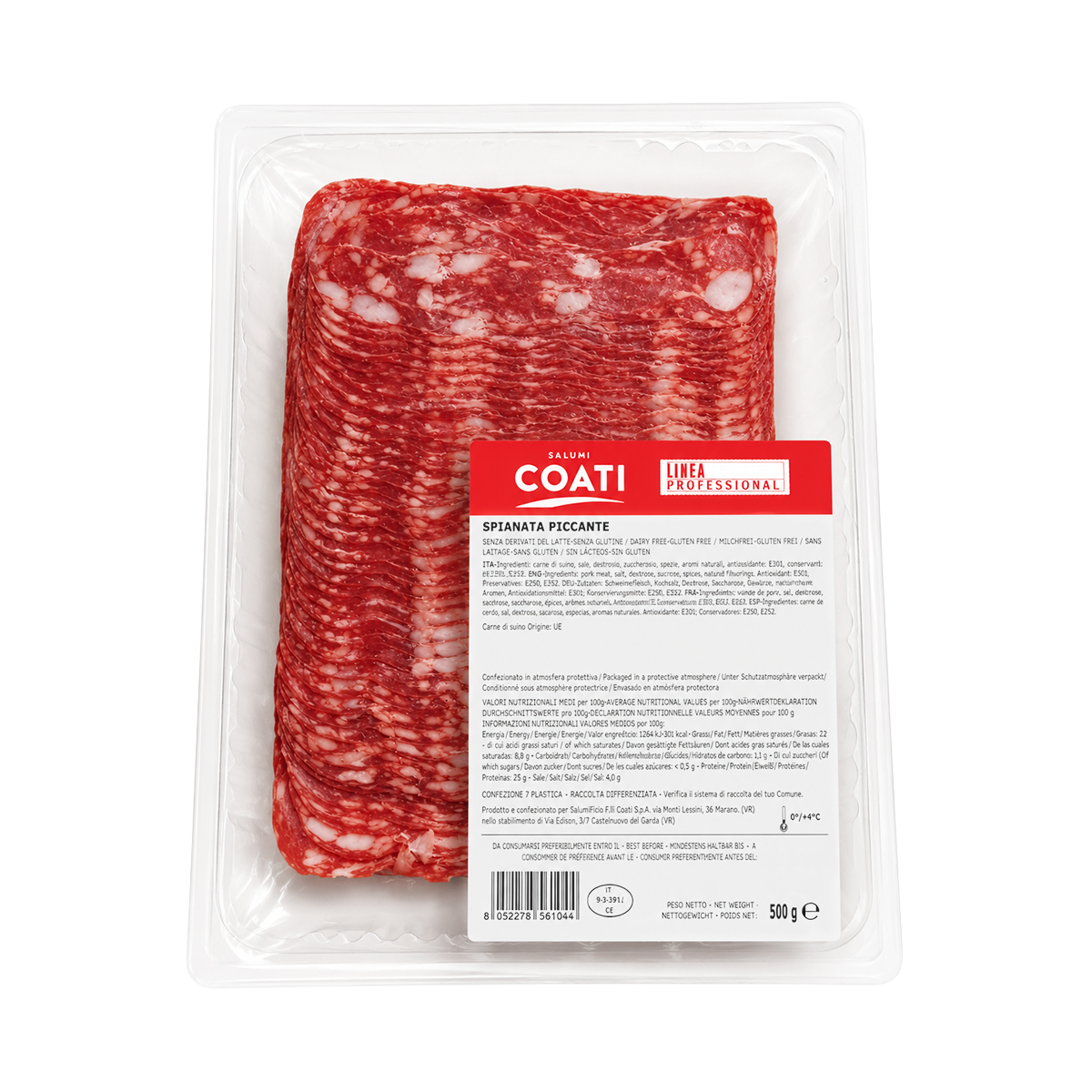 SPIANATA PICCANTE LONCHEADA 500GR - COATI