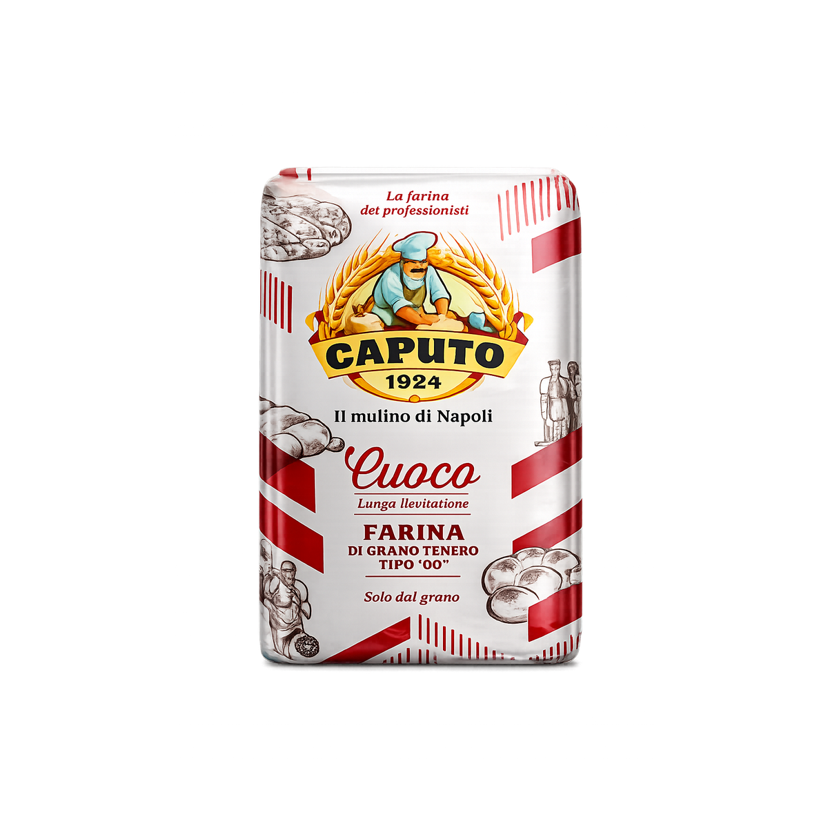 Harina tipo 00 Cuoco Caputo en bolsa de 1 kg