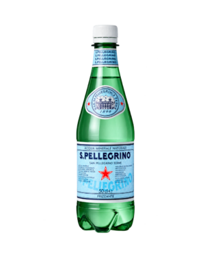 Botella PET de agua mineral natural S.Pellegrino de 500 ml