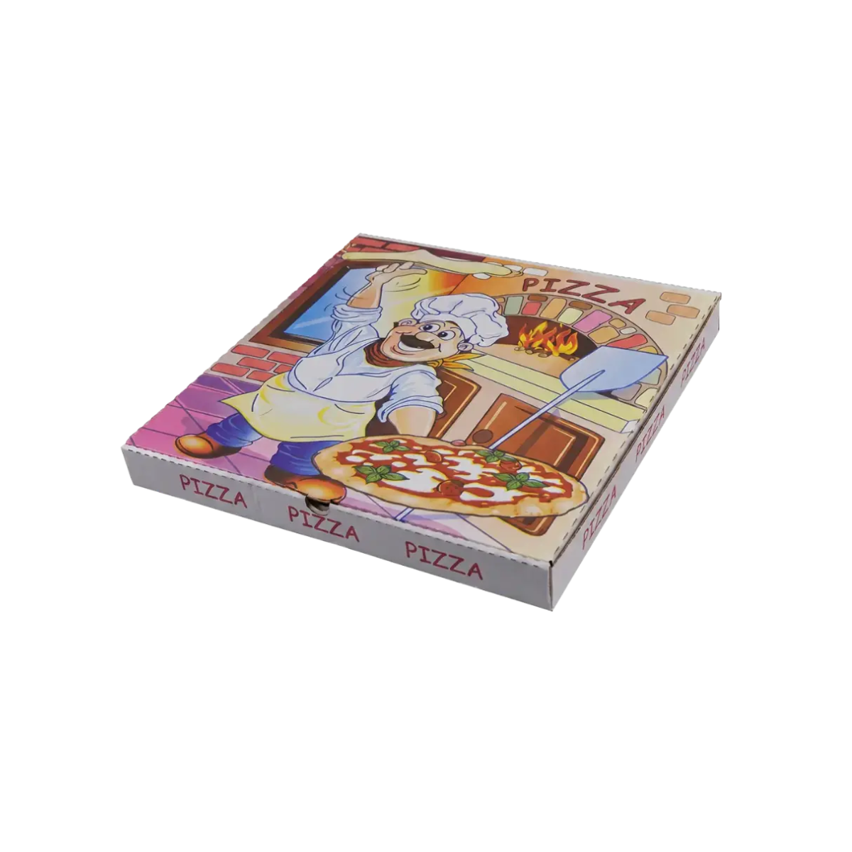 Caja para pizza Vesuvio de 33 × 33 cm