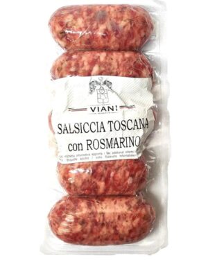 SALSICCIA TOSCANA ROSMARINO 300g PV VIANI